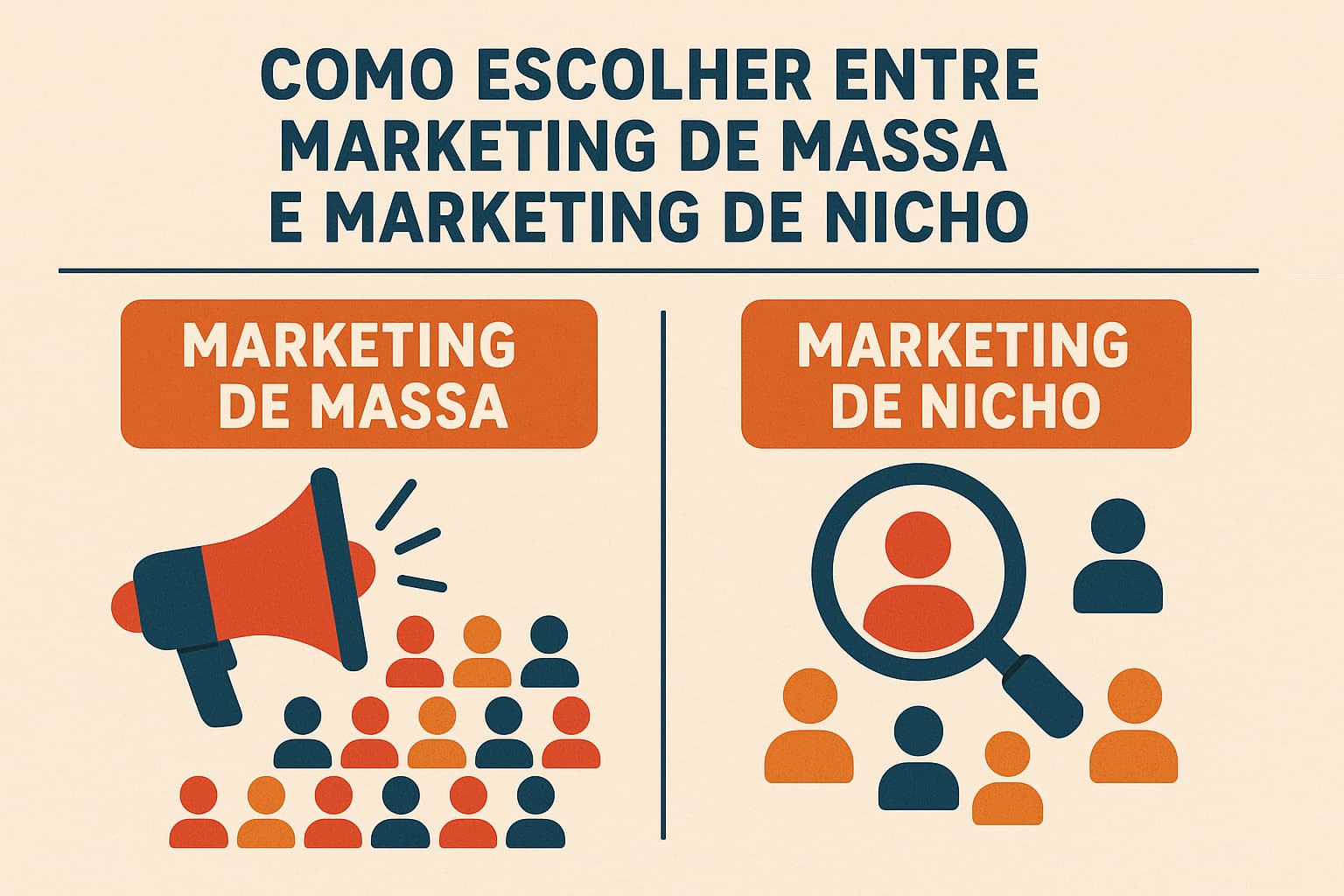Como escolher entre marketing de massa e marketing de nicho