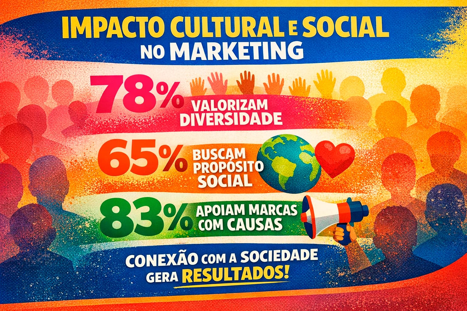 Impacto cultural e social no marketing, conexão com os seus resultados