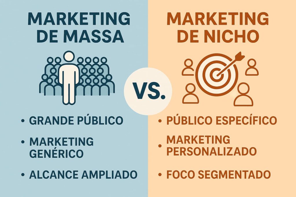 Marketing de massa vs marketing de nicho