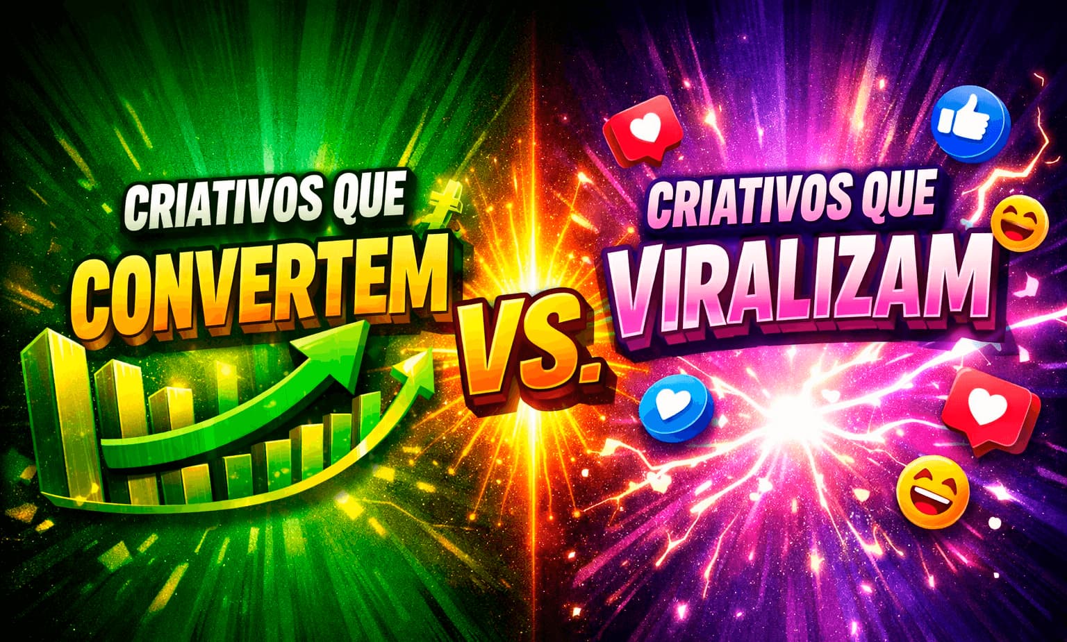 Marketing digital, criativos que convertem vs criativos que viralizam