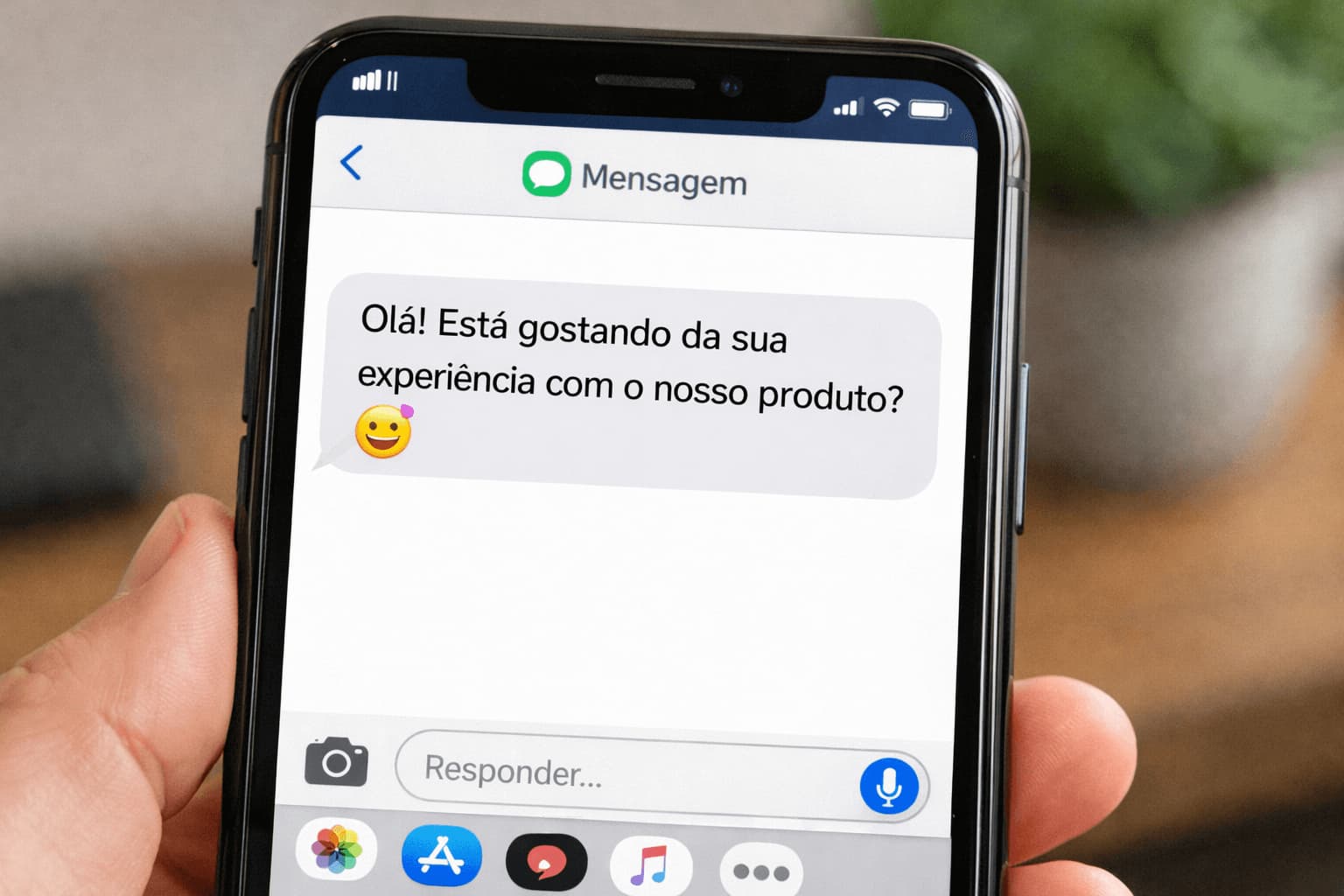 Marketing e a continuação com o lead, mensagem está gostando da sua experiência com o nosso produto