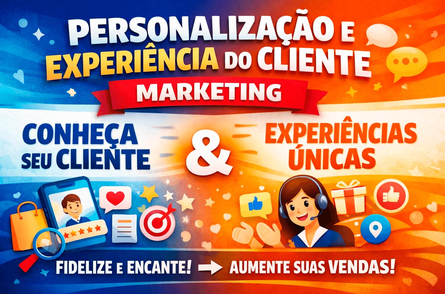 Marketing e a personalização da experiência do cliente, conheça seu cliente e crie experiências únicas