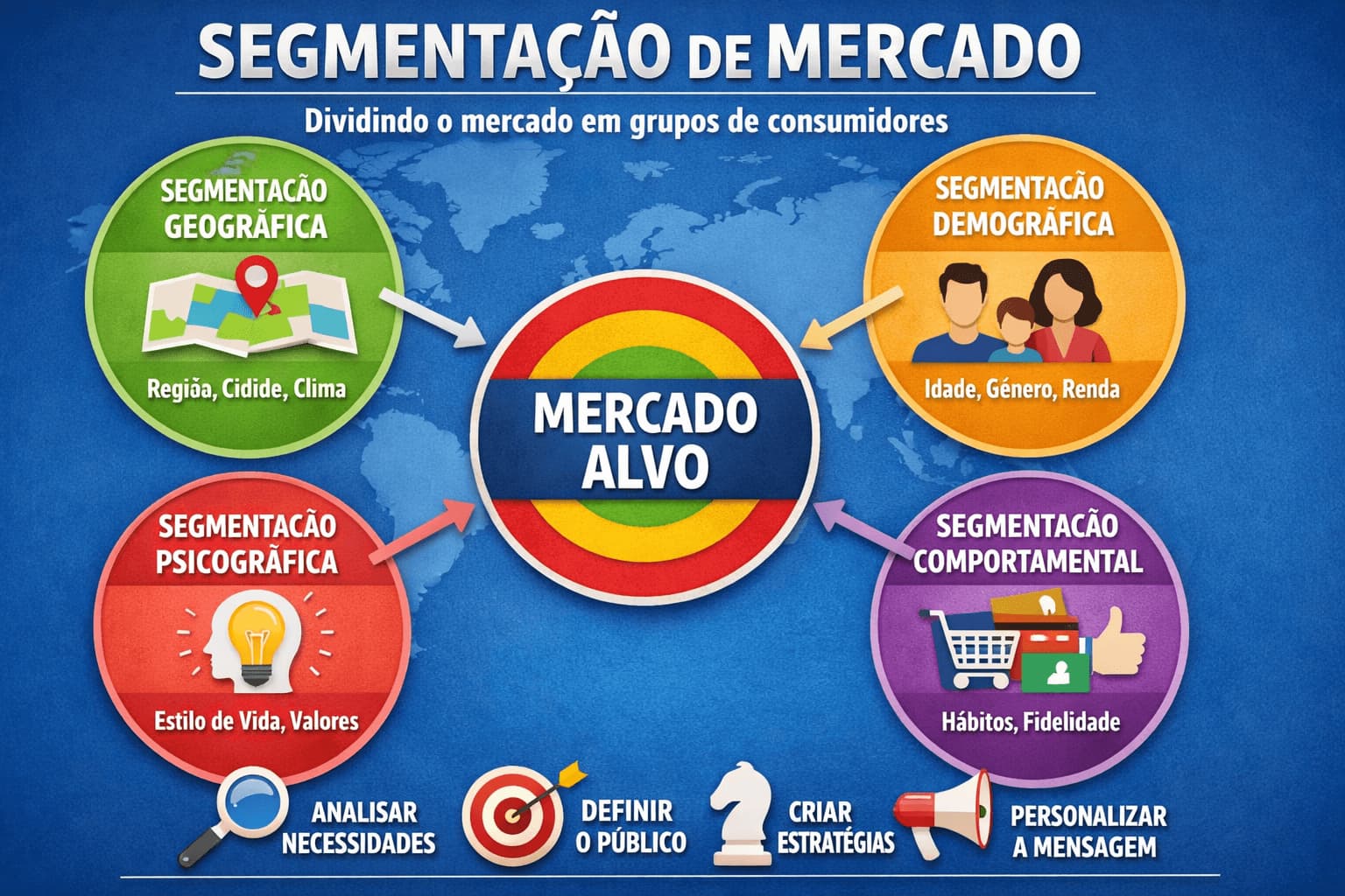 Marketing e segmentação de mercado e seu público alvo