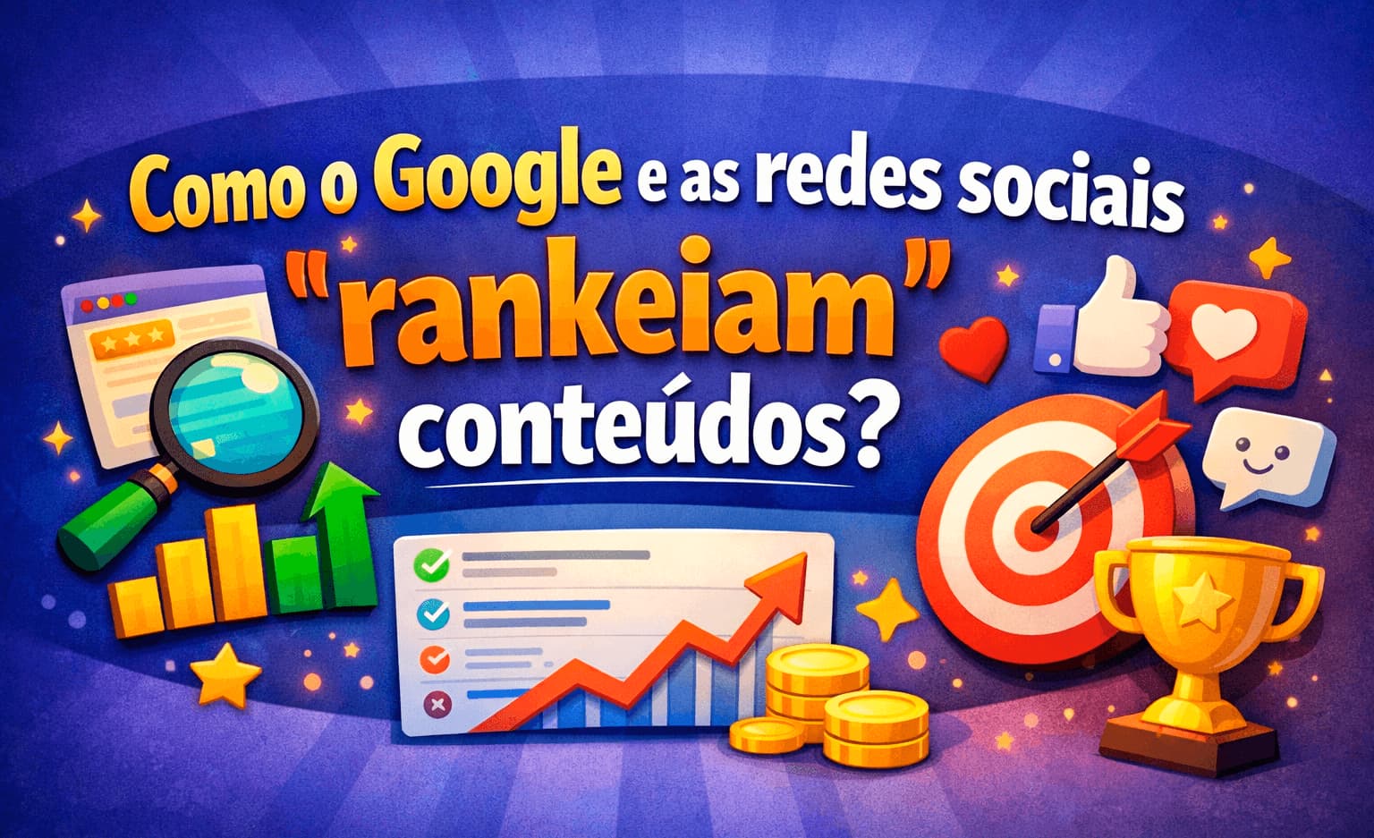Marketing e técnias sobre como o google e as redes sociais renkeiam os conteúdos