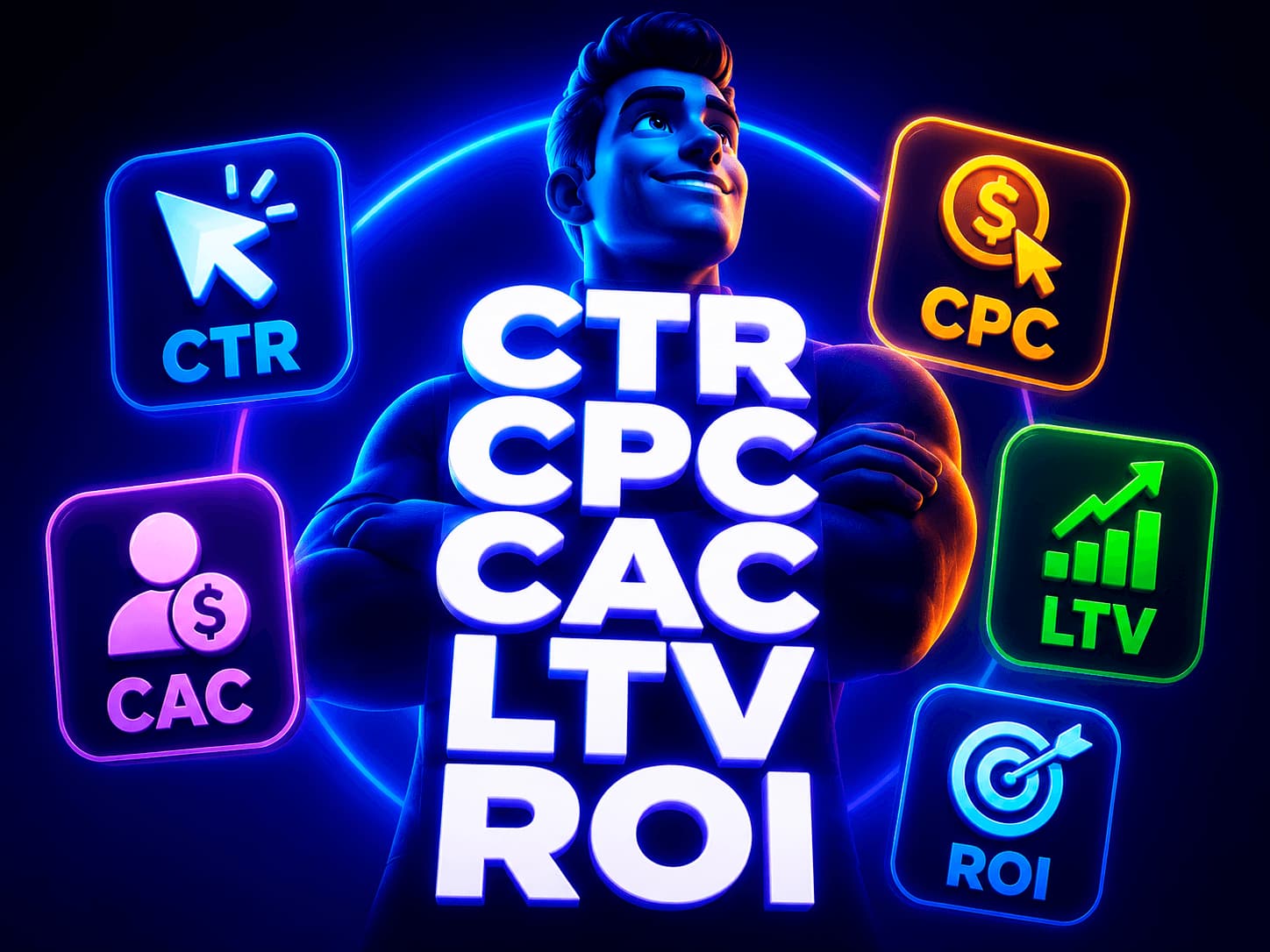 Marketing sobre ctr, cpc, cac, ltv, roi o que são essas ferramentas