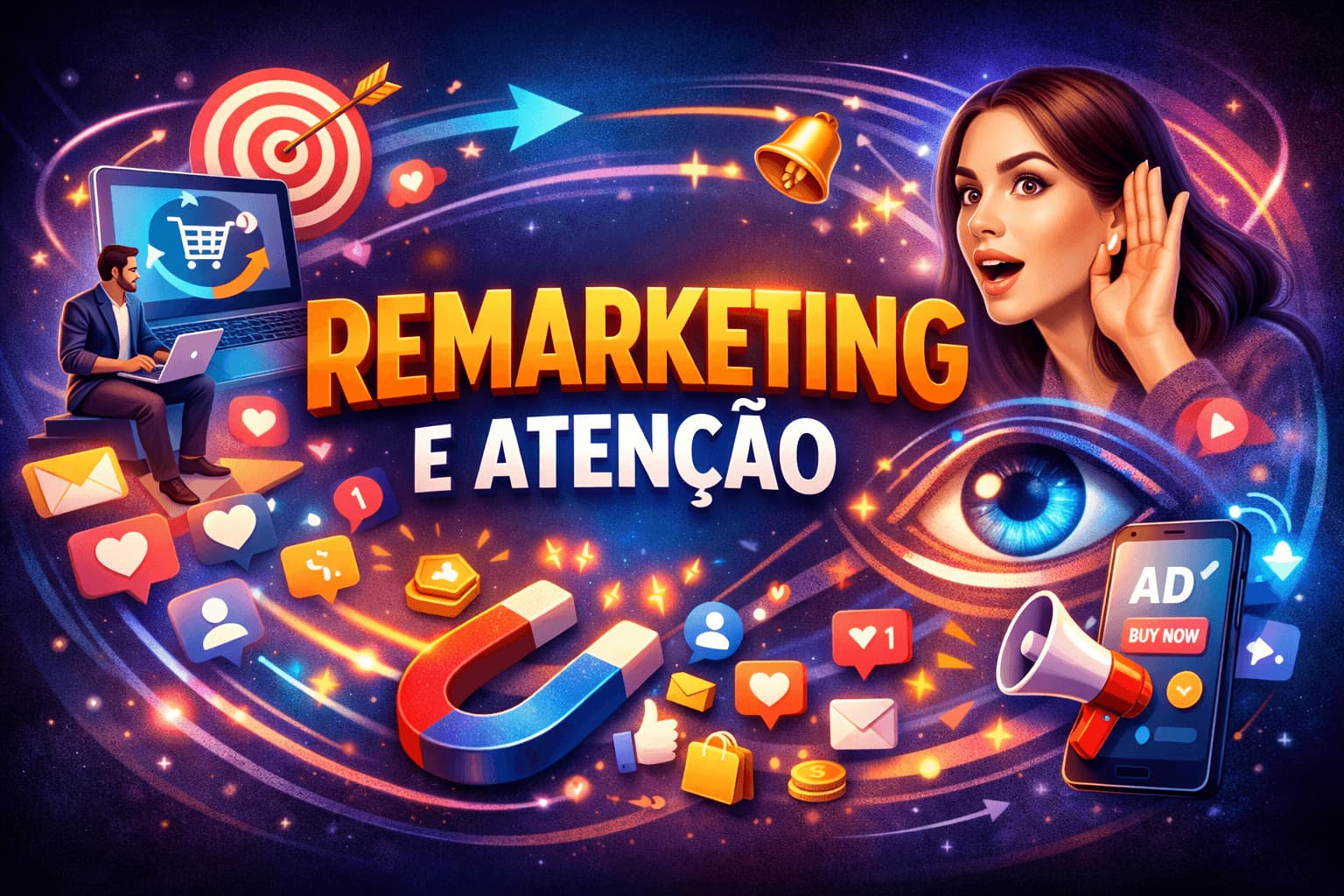 Marketing, sobre remarketing e atenção