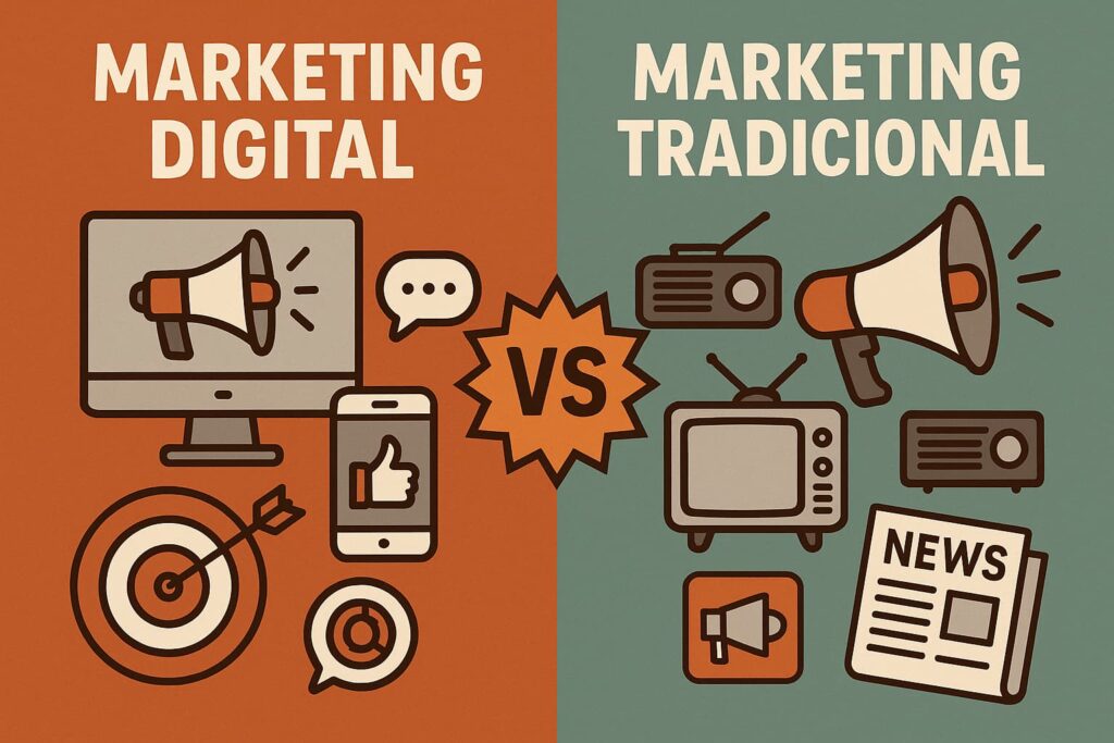 Marketing tradicional vs marketing digital