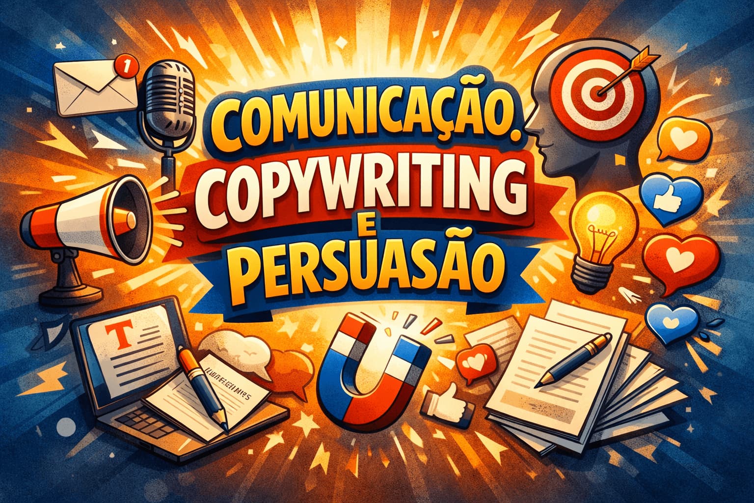Marketing vendendo de forma inteligente, comunicação, copywriting e persuasão