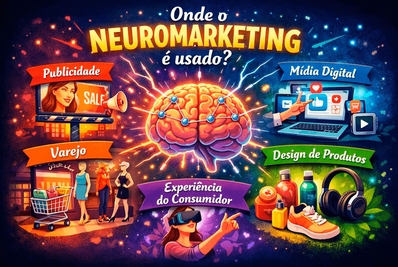 Onde o neuromareting é usado hoje na atualidade, estude neuromarketing avançado