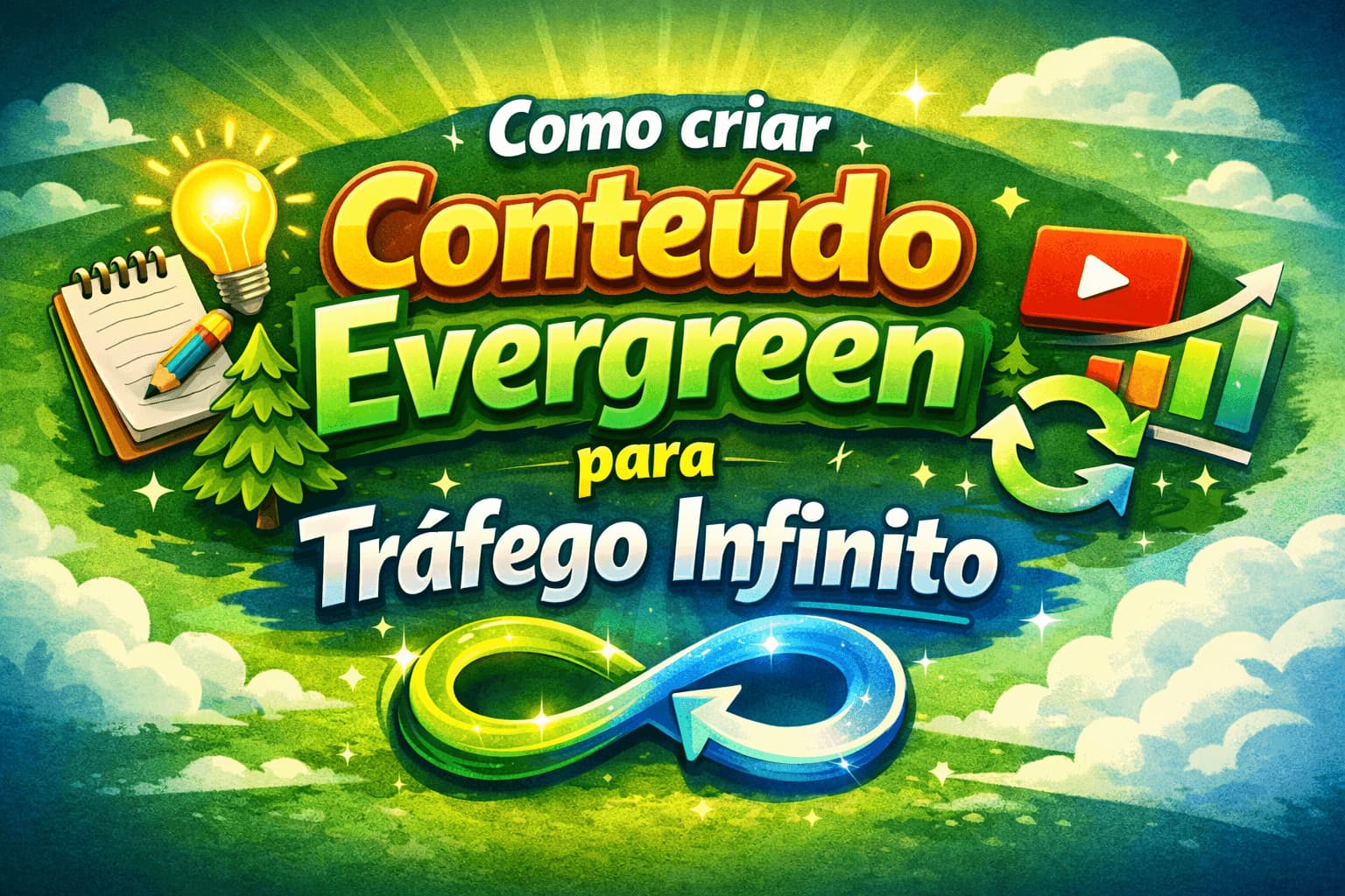 Como criar conteúdo evergreen para tráfego infinito