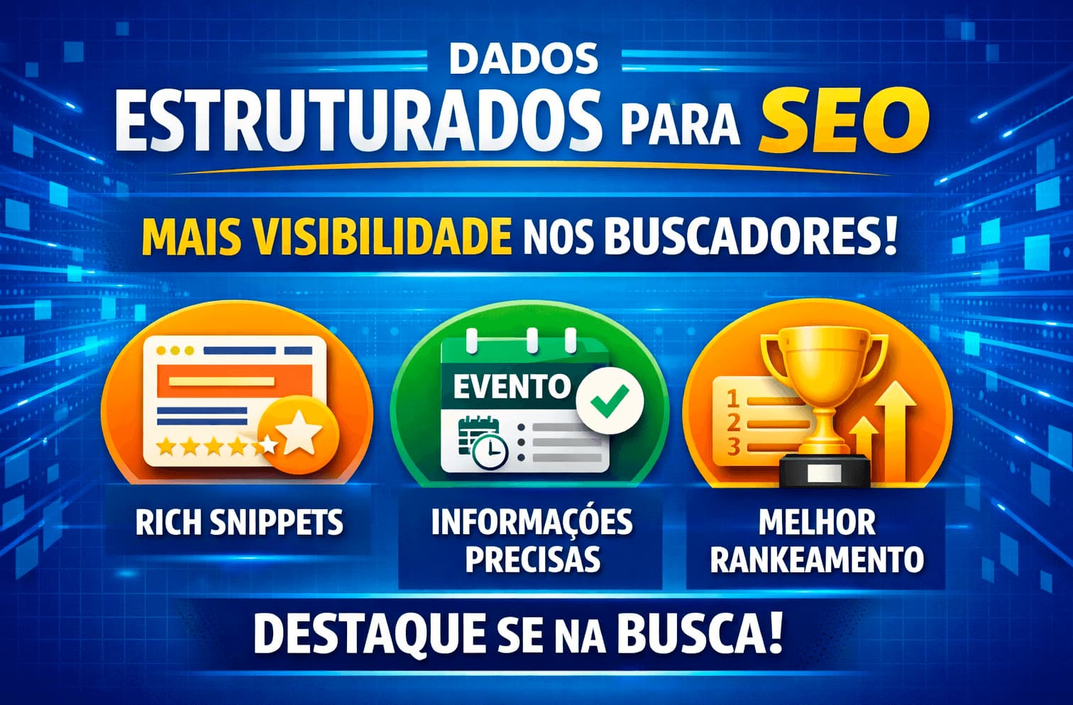 Conceito de dados estruturados para seo schema marketing