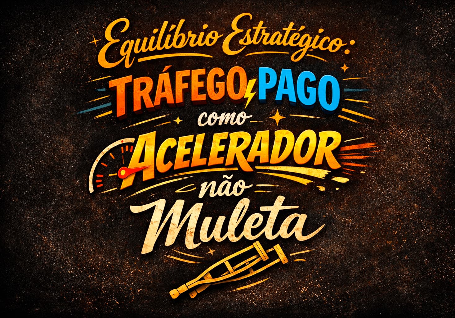 Equilíbrio estratégico sobre tráfego pago como acelerador, pode ser algo bom se usado da forma certa