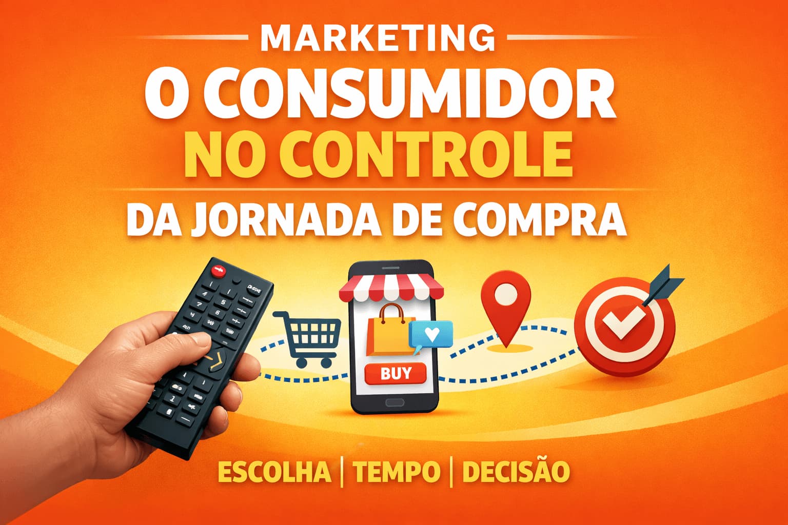 Marketing e o consumidor no controle da jornada de compra