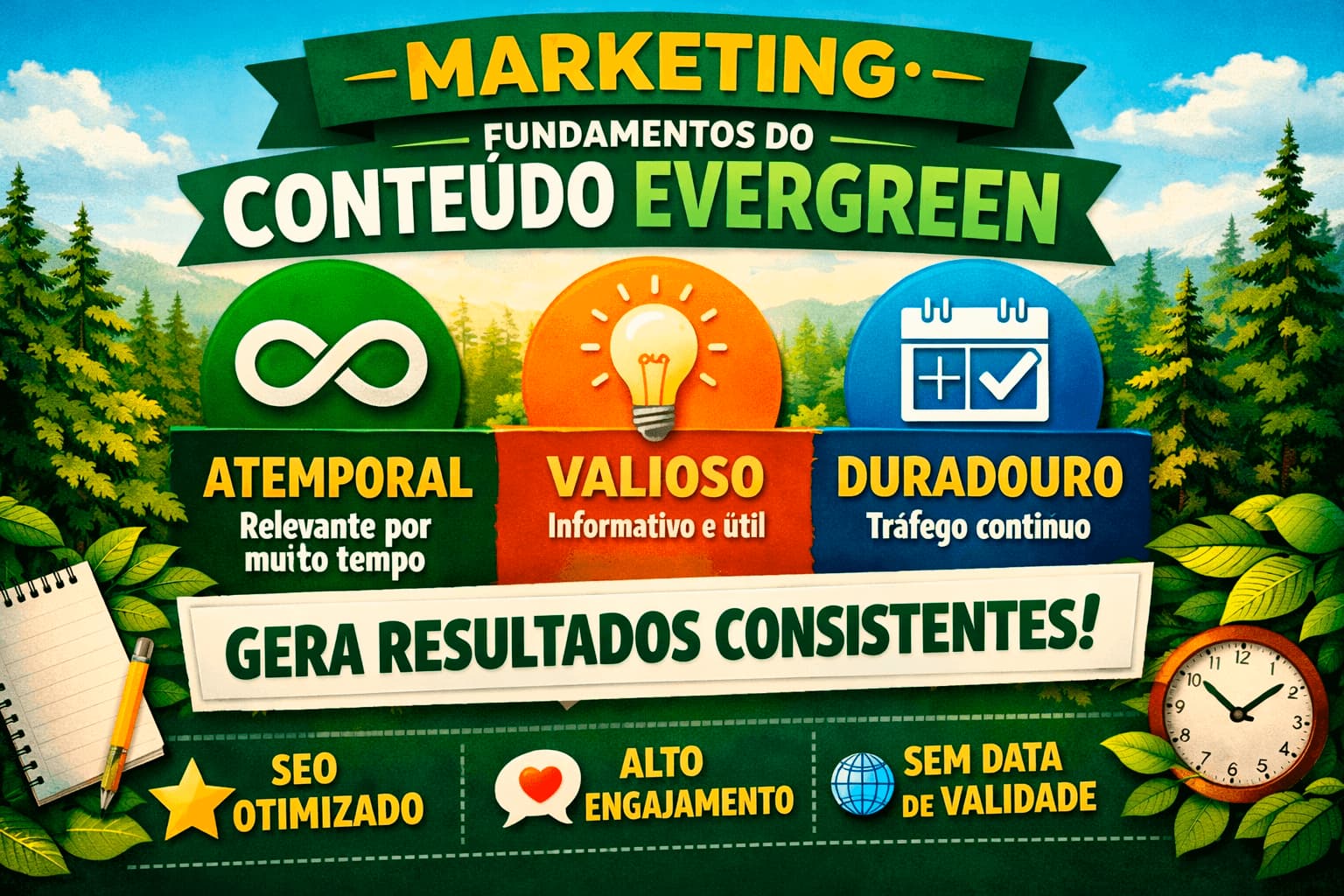 Marketing e os fundamentos do conteúdo evergreen
