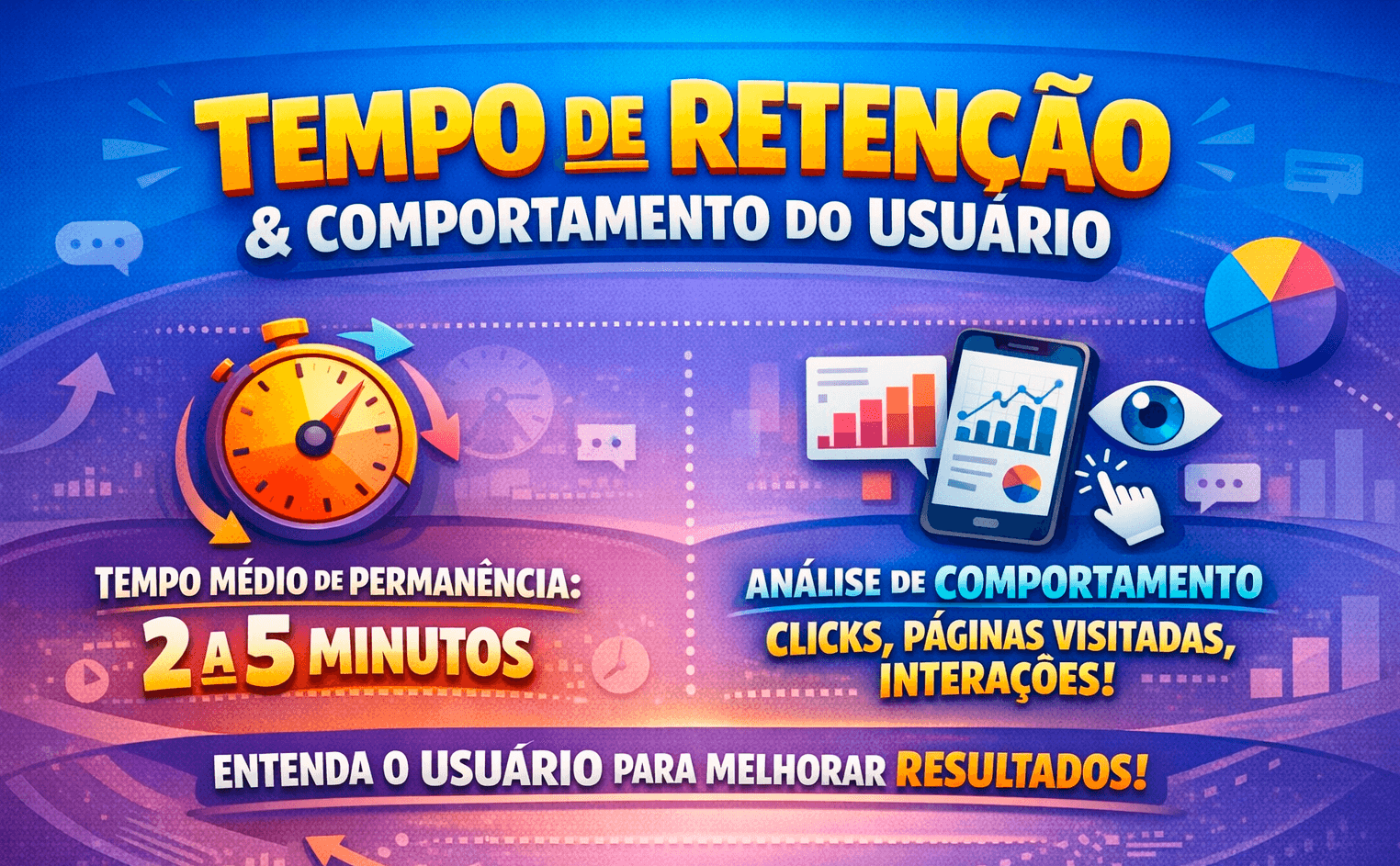 Marketing exemplos de retenção e comportamento do usuário