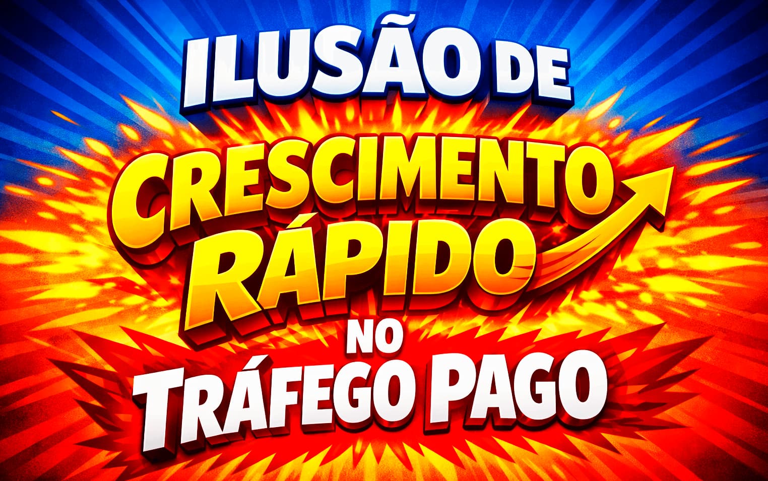 Marketing sobre ilusão de crescimento rápido no tráfego pago