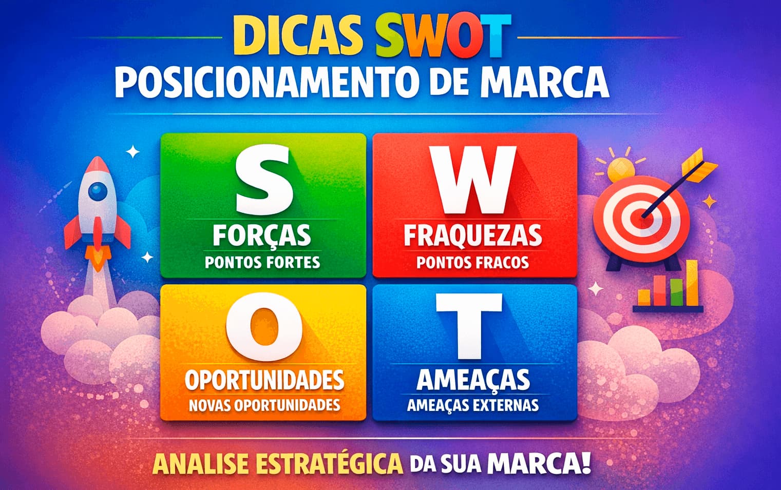 Marketing SWOT dicas tradicionais, exemplos swot