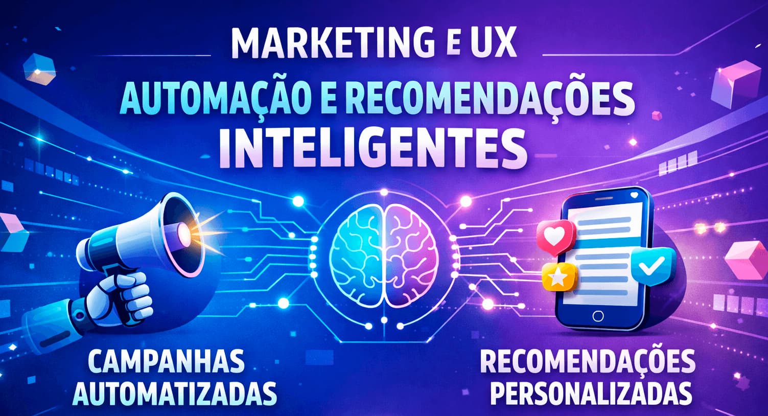 Marketing UX sobre automação e recomendações inteligentes na experiência de usuário