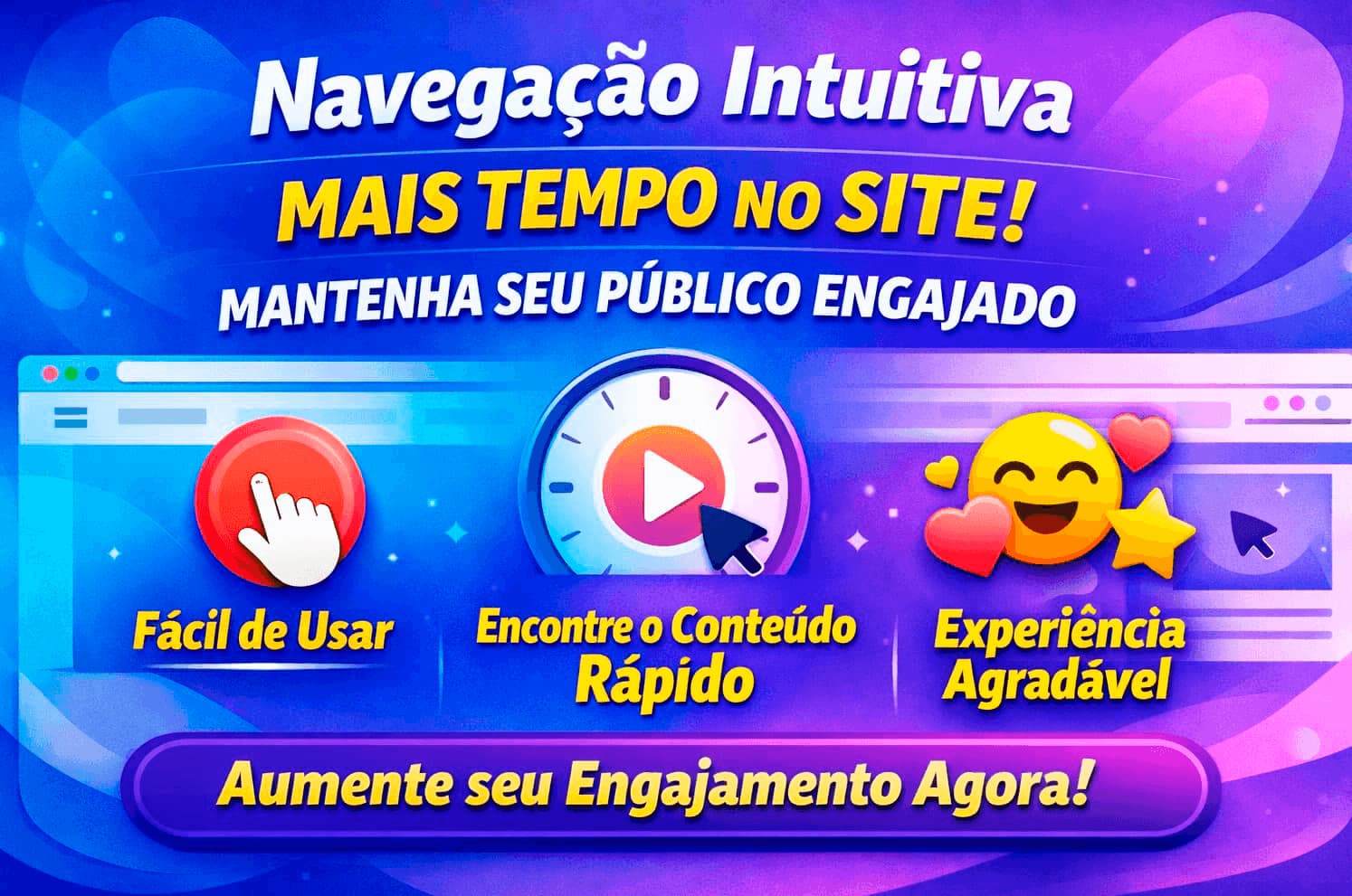 Marketing UX sobre navegação intuitiva, aumenta o tempo no site, mantenha seu público feliz