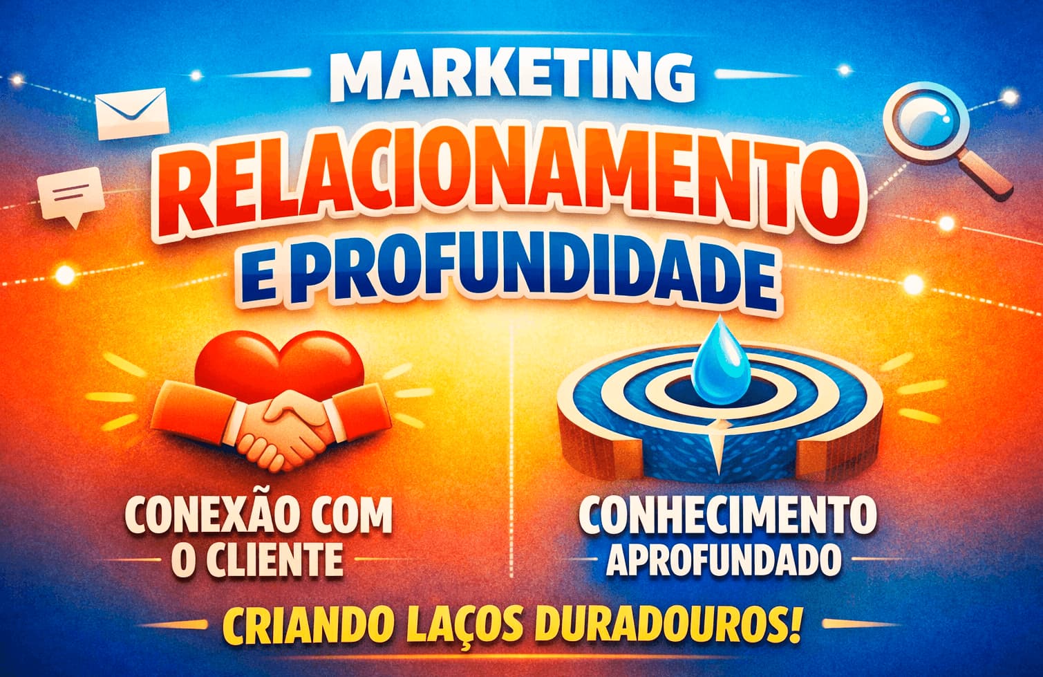 Marketing e base de leads sobre relacionamento e profundidade