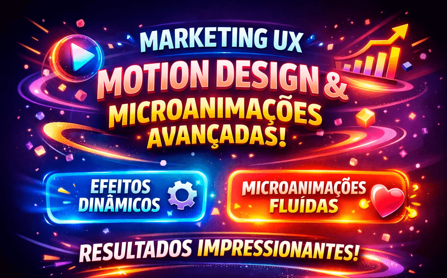 Marketing e experiência do usuário em motion design e microanimações avançadas e resultados impressionantes