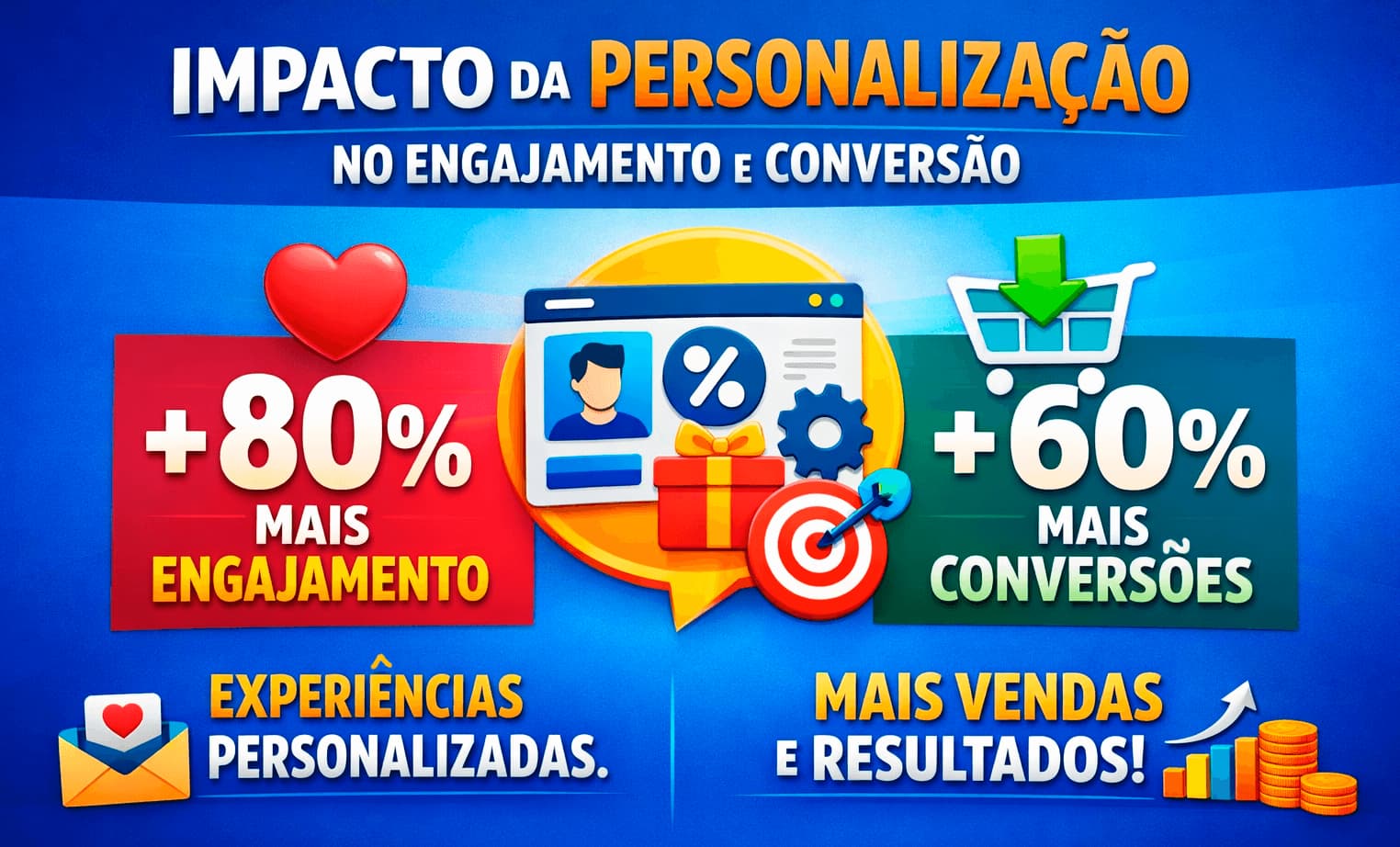 Marketing e experiência do usuário sobre impacto da personalização no engajamento e conversão