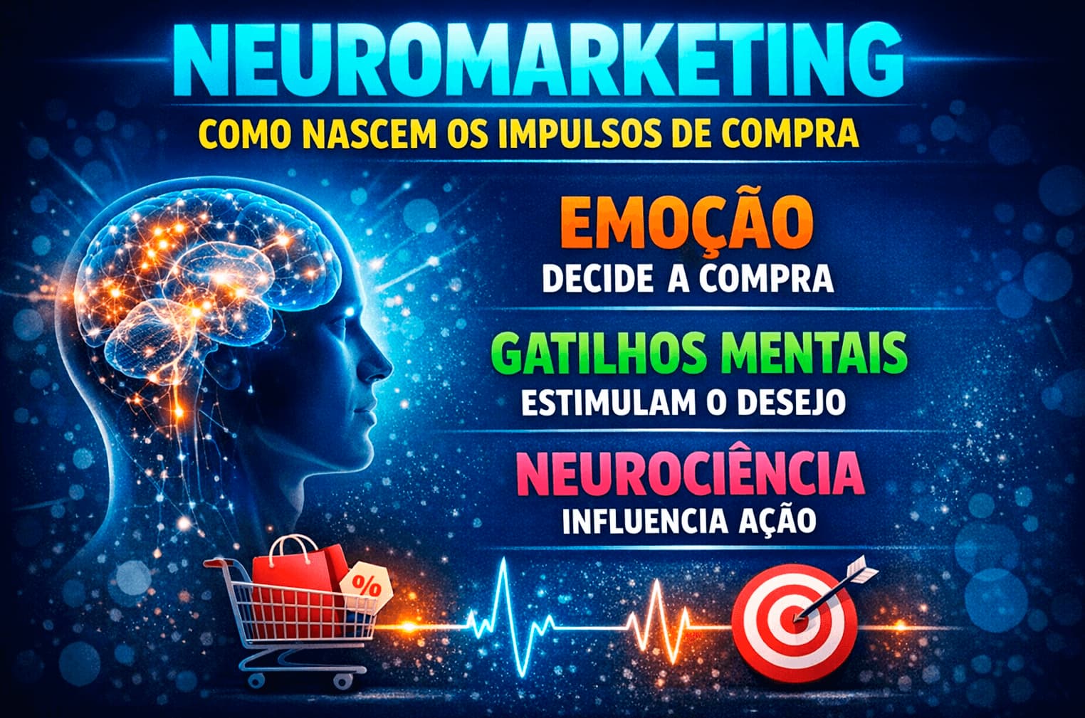 Neuromarketing sobre como nascem os impulsos da compra
