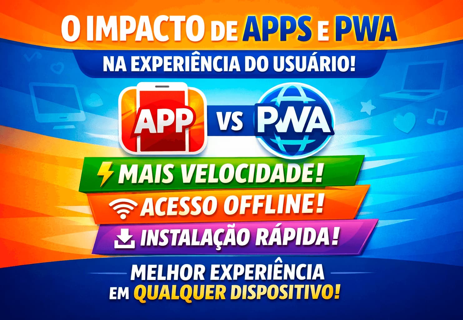 O impacto de apps e pwa na experiência do usuário marketing UX