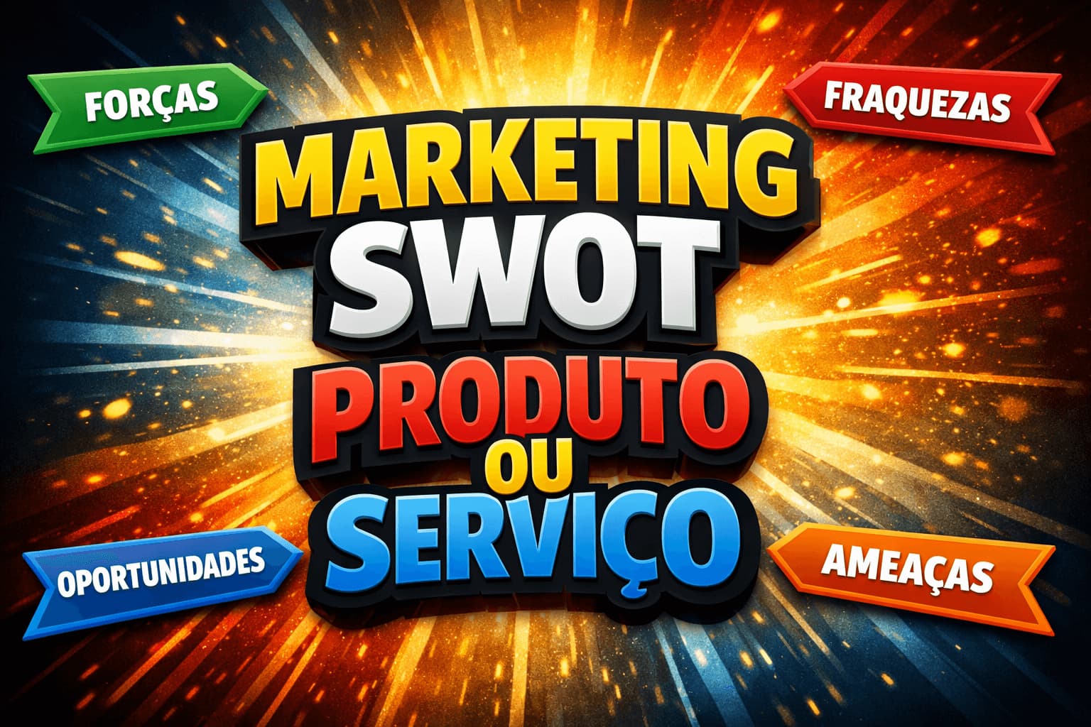 SWOT Produto ou serviço sobre marketing