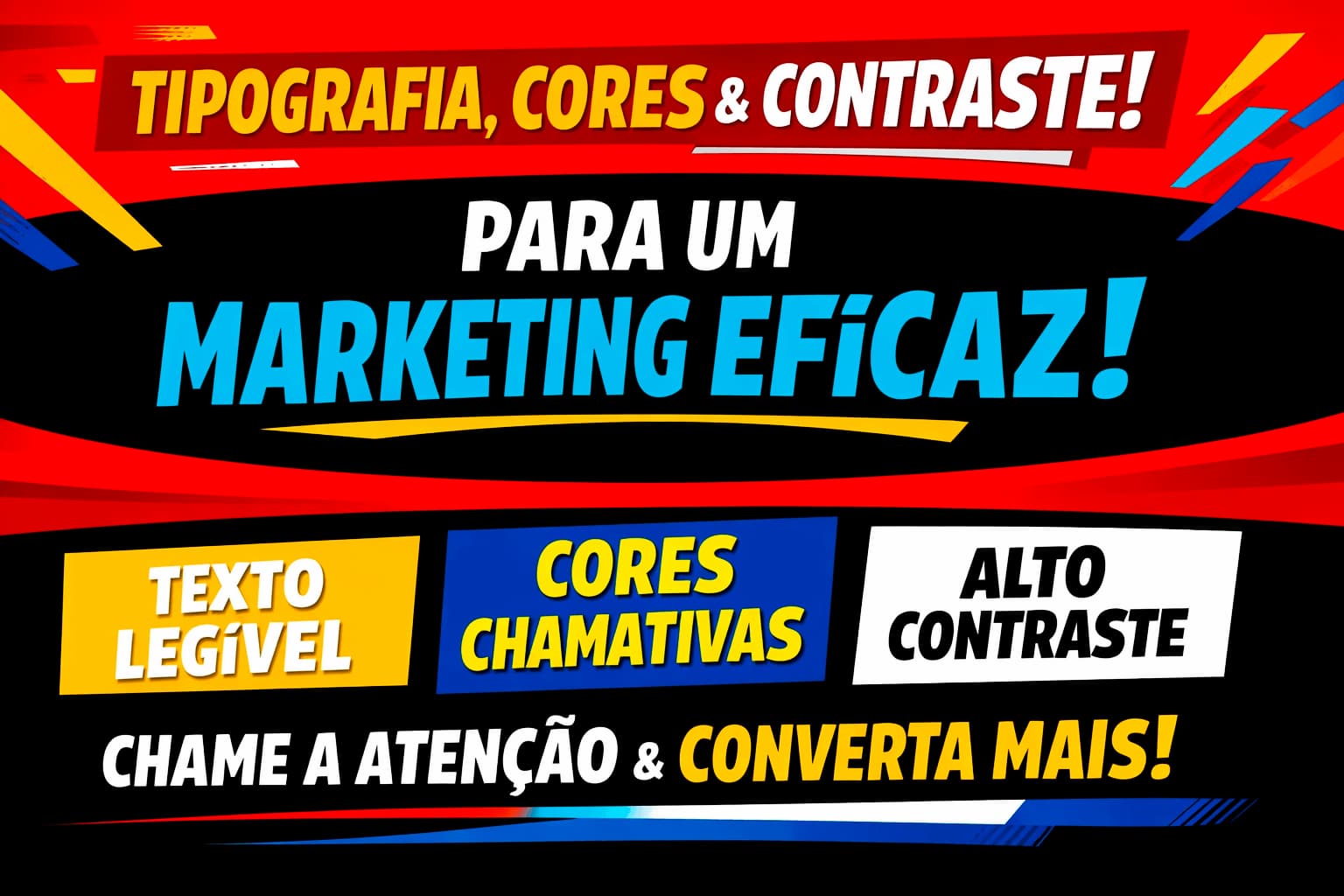 Tipografia, cores e contraste para um marketing eficaz chame atenção e converta mais UX