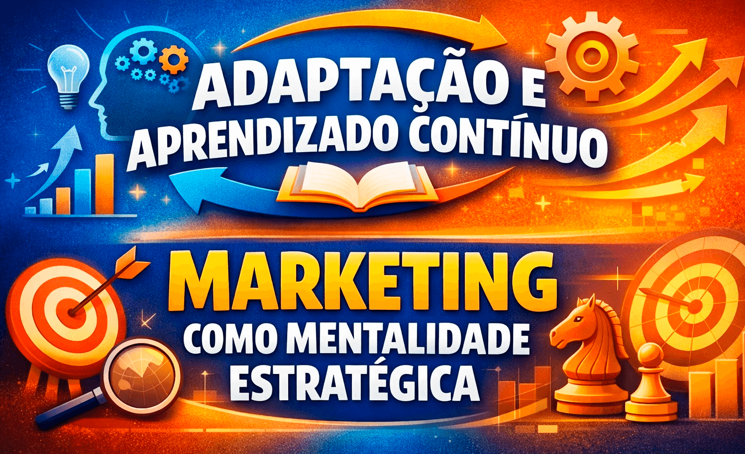 Adaptação e aprendizado contínuo sobre marketing como mentalidade estratégica