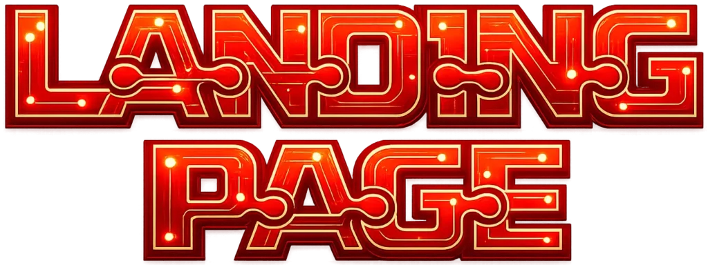 Landing Page banner informativo escrita criativa página mapa do site