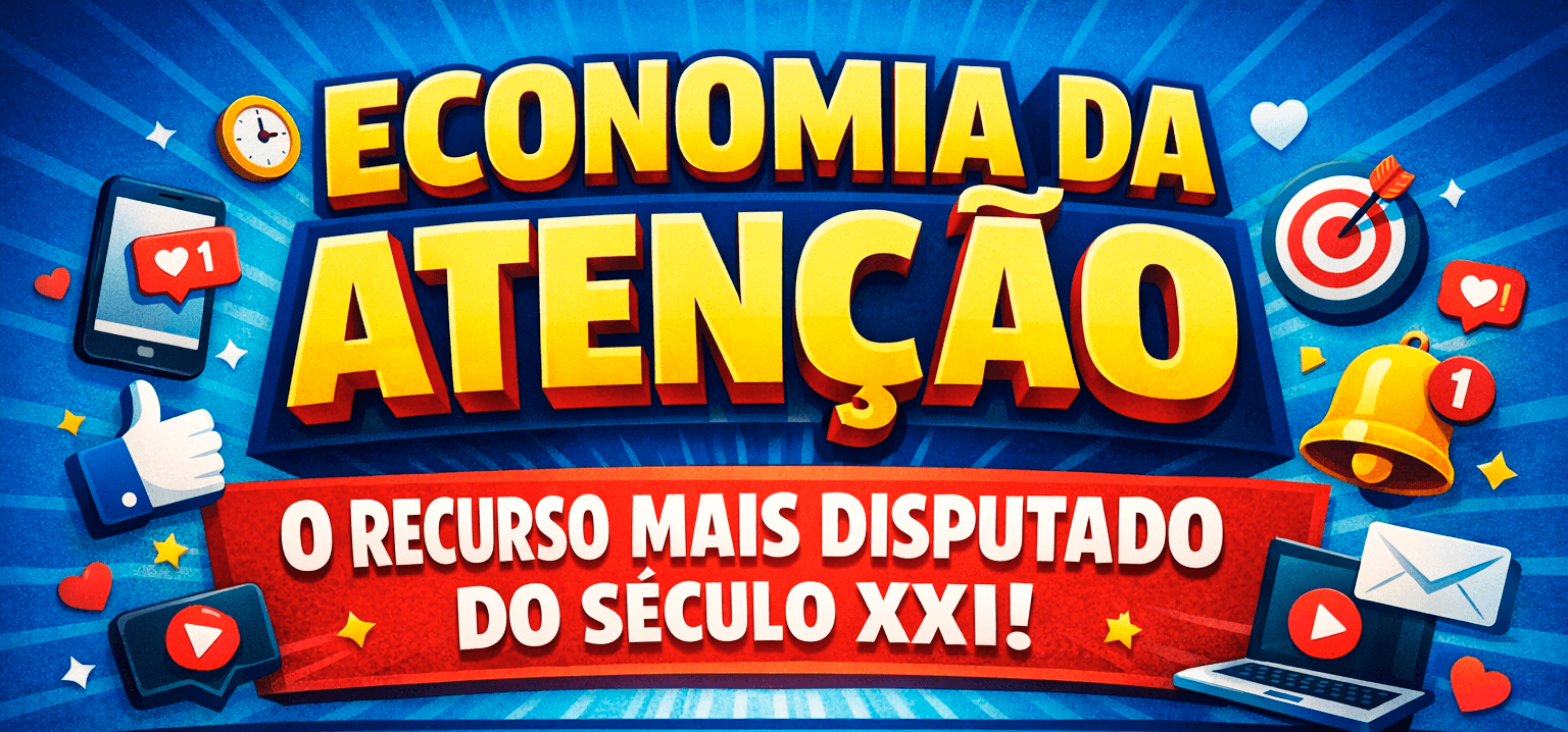 Marketing sobre economia da atenção, o recurso mais disputado do século